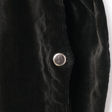 40-50s French Vintage Le Sans Rival Black Corduroy Hunting Jacket