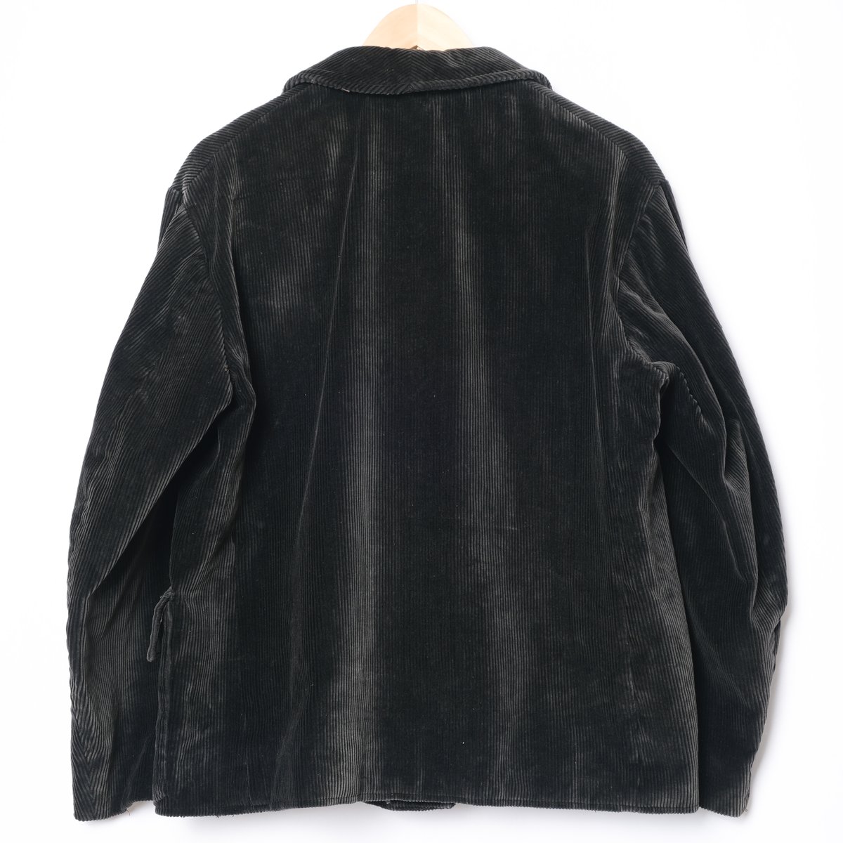 40-50s France Vintage Black Corduroy Jacket | U 40-50s France Vintage Black Corduroy Jacket | U
