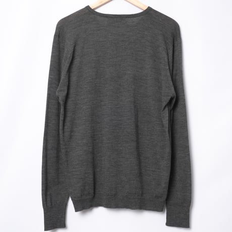 90s JOHN SMEDLEY Merino Wool Knit Pullover（Made in England）