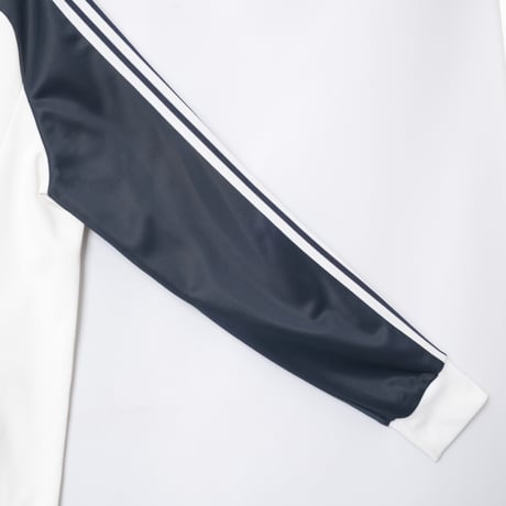 70-80s Vintage adidas Ventex ATP Track Jacket White × Navy (Made in France)