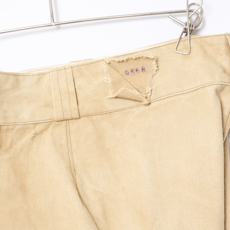 40s French Army Chino Trousers Metal Buttons Si 40s French Army Chino Trousers Metal Buttons Si
