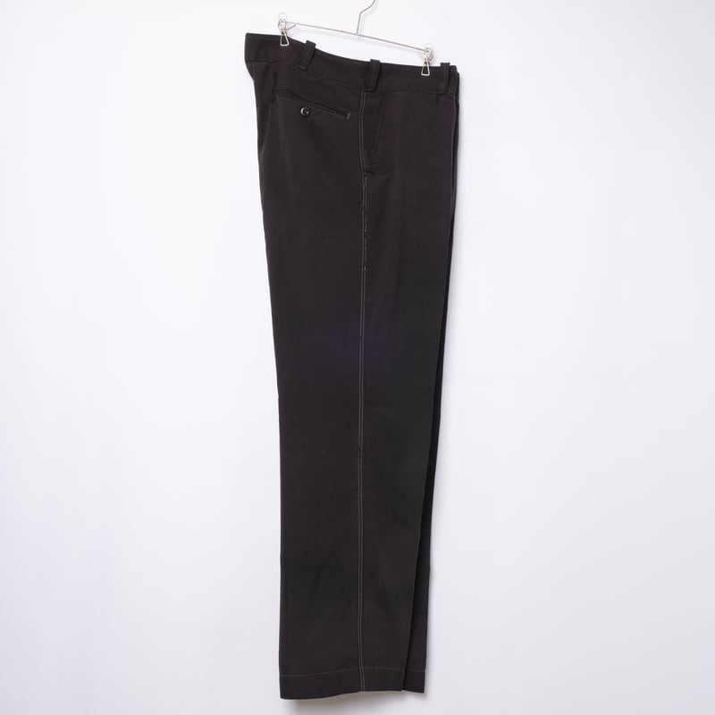 50s~60s VINTAGE French コットン リネン パンツ 古着 50s 50年代 60s 60年代 フランス軍 ミリタリー ユーロミリタリー