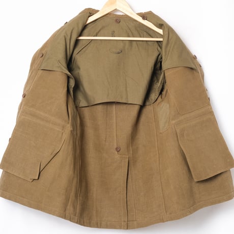 French Army M35 Motorcycle Short Jacket (Linen) With Liner Dead Stock