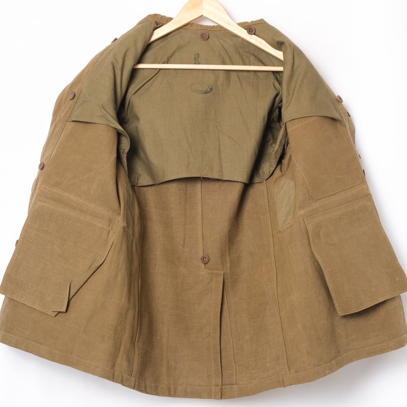 French Army M35 Motorcycle Short Jacket (Linen) French Army M35 Motorcycle Short Jacket (Linen)
