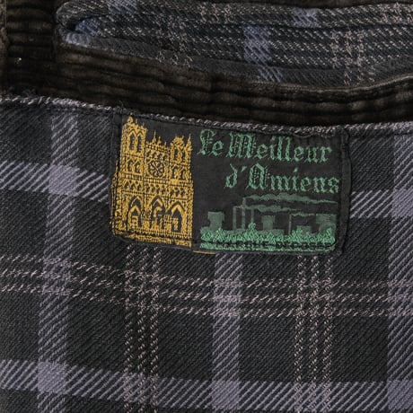 40-50s French Vintage Le Meilleur D'Amiens Corduroy Hunting Jacket