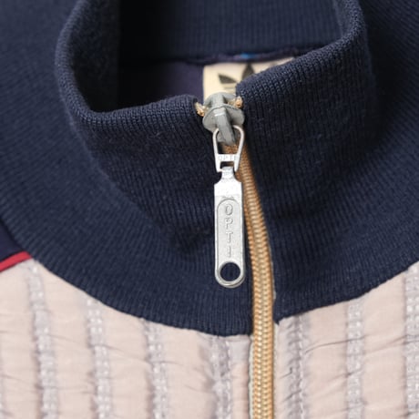 70-80s Vintage adidas Track Jacket Grey × Navy (Made in West Germany)