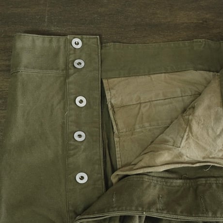 French Army M47 Trousers First Size15(13)  Metal Button Used