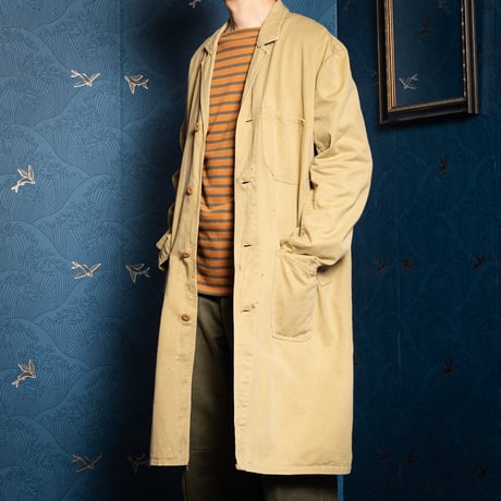 50s British Vintage MIKSID Duster Coat Size 42
