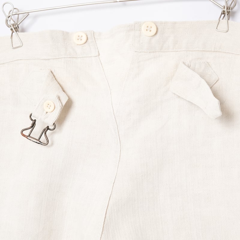 30s French Army Linen Linen Bourgeron Trousers