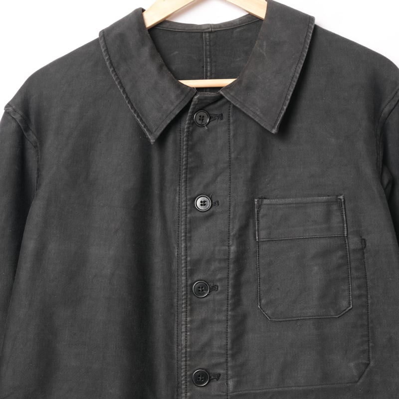 40s France Vintage Adolphe Lafont Black Moleski 40s France Vintage Adolphe Lafont Black Moleski