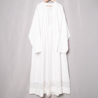 Early 1900s France  Antique Linen Church Smock