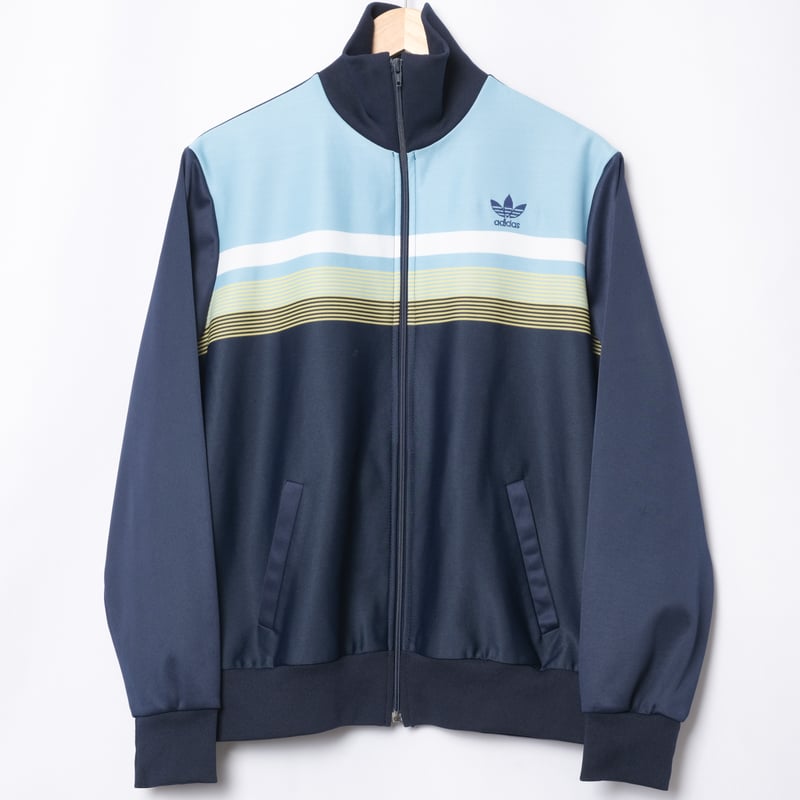 70-80s Vintage adidas Ventex Track Jacket Navy