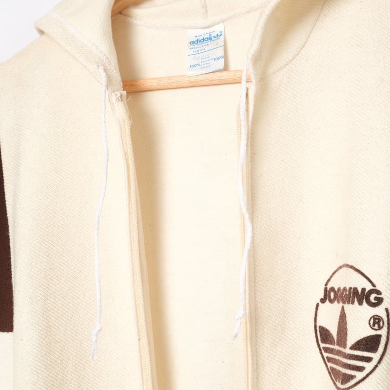 70s-80s Vintage adidas Hoodie JOGGING (Made in