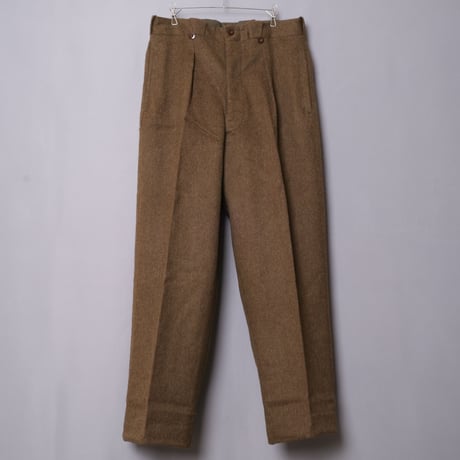 50s French Army Wool Trousers Size84XL(23)  Dead Stock
