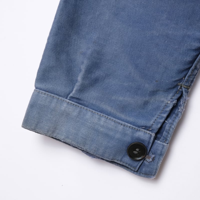 Vulcain モールスキン　ダブル　ジャケット 50-60s VULCAIN Black Moleskin Jacket Dead Stock