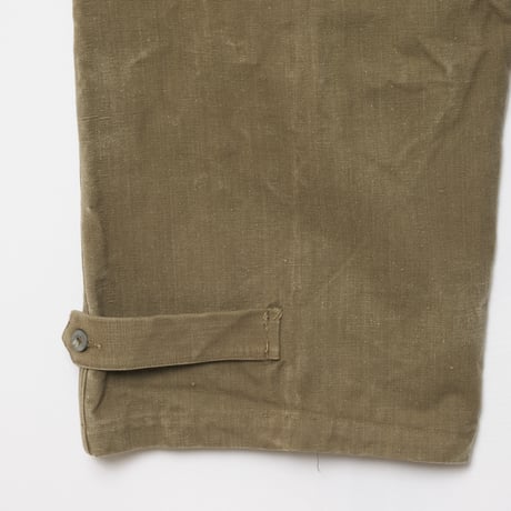 French Army Motorcycle Trousers Early（Cotton Canvas）