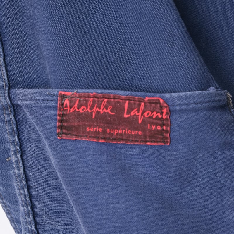 50s France Vintage Adolphe Lafont Blue Moleskin