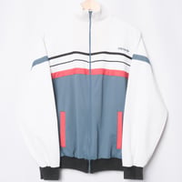 70-80s Vintage adidas Track Jacket Blue Gray × White (Made in France)