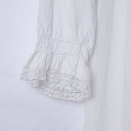 1900s French Antique Cotton Night Dress 2