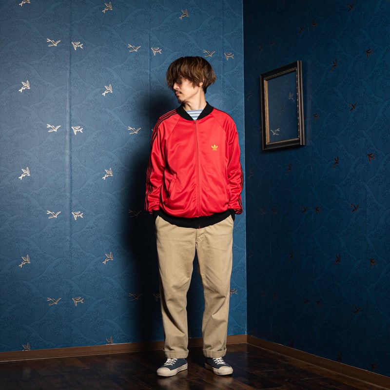 70s Vintage adidas Ventex ATP Track Jacket Red
