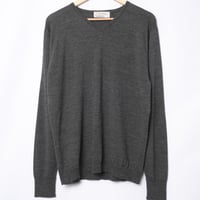 90s JOHN SMEDLEY Merino Wool Knit Pullover（Made in England）