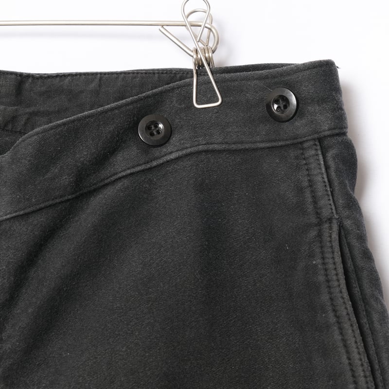 40s フランス　ブラックモールスキン 40s France Vintage Black Moleskin Work Trousers