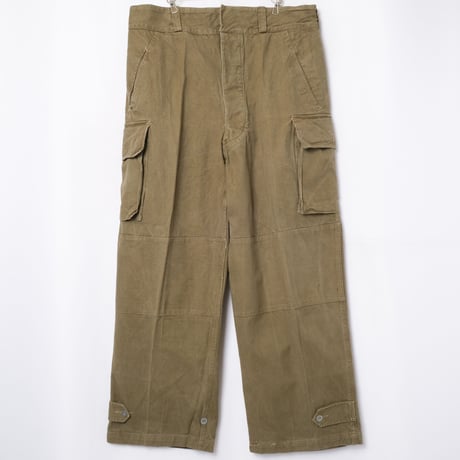 French Army M47 Trousers Early 比翼 Metal Button Size 15-3
