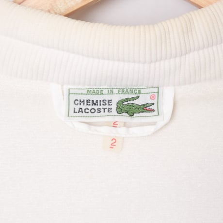 70-80s LACOSTE Blouson White（Made in France）