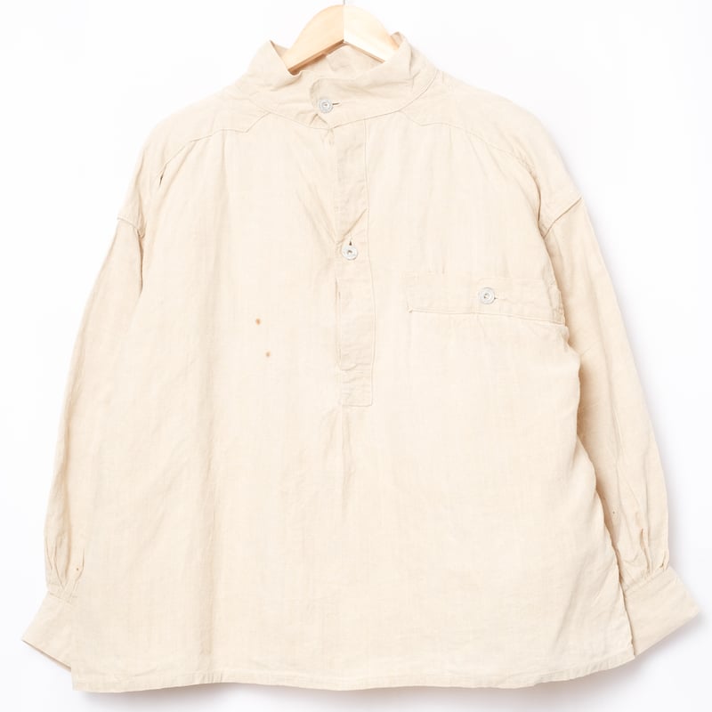 French Army Linen Bourgeron Smock | Ugla パンと古着と本 French Army Linen Bourgeron Smock | Ugla パンと古着と本