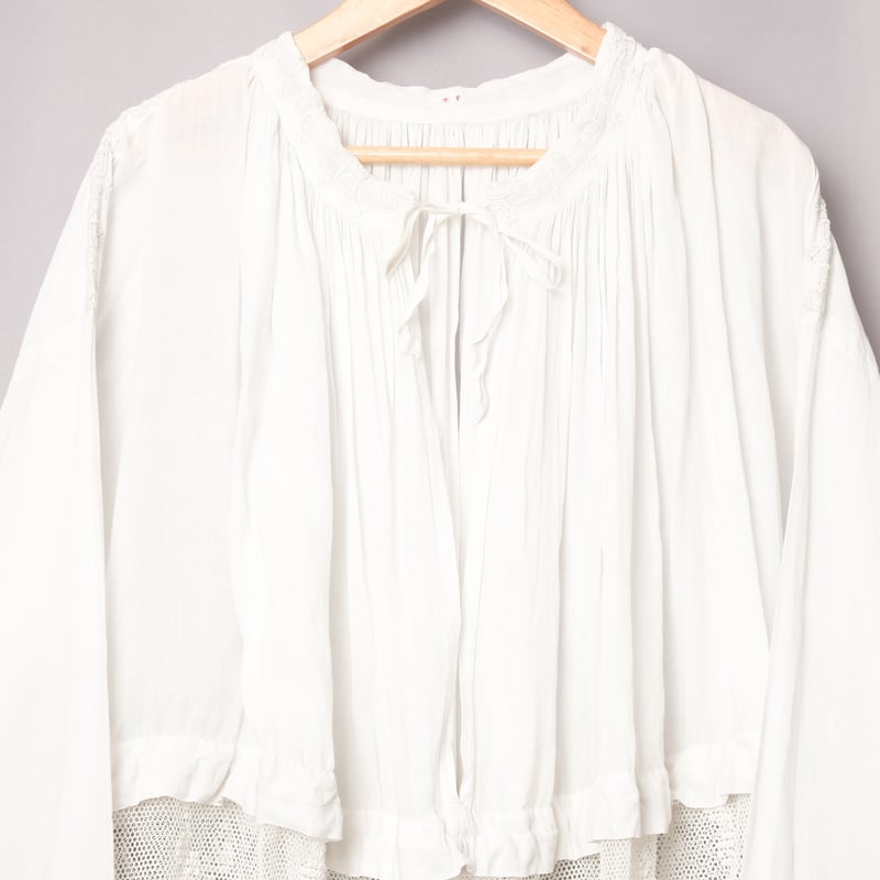 30s France Antique Linen Church Smock | Ugla パ