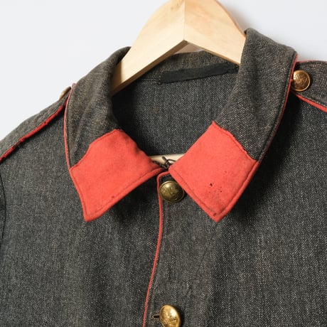 ‐1930s  Swiss Vintage Fireman Jacket  Black