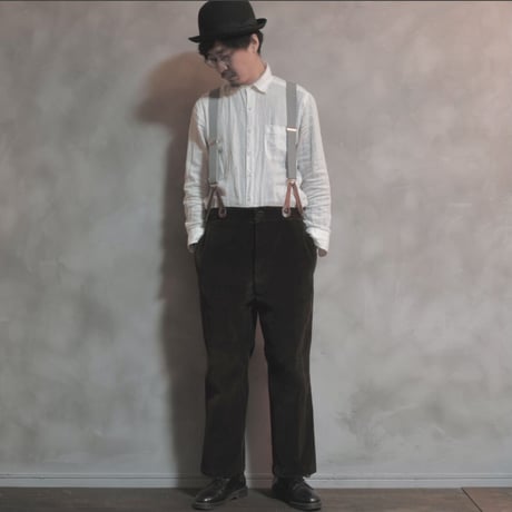30-40s  Le Mont St Michel Corduroy Trousers Dead Stock