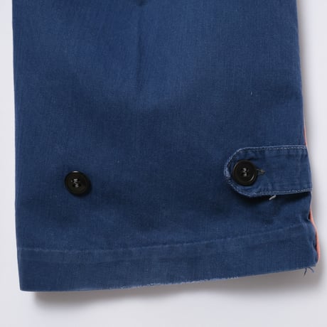 -30s France Vintage Fireman HBT Cotton Trousers