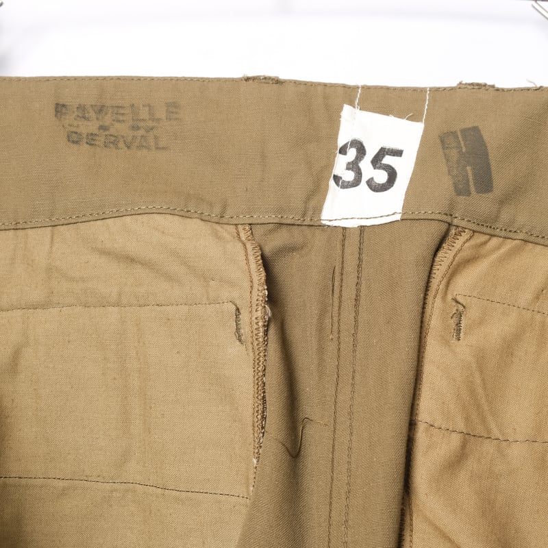 French Army M47 Trousers Early Canvas Size 35 D French Army M47 Trousers Early Canvas Size 35 D