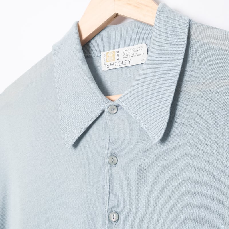 90s 英国製 ジョンスメドレー シーアイランドコットン ポロシャツ JOHN SMEDLEY（ジョンスメドレー） JOHN SMEDLEY ／ シーアイランド