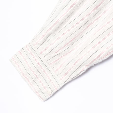 30-40s France Vintage Granpa Striped Shirt