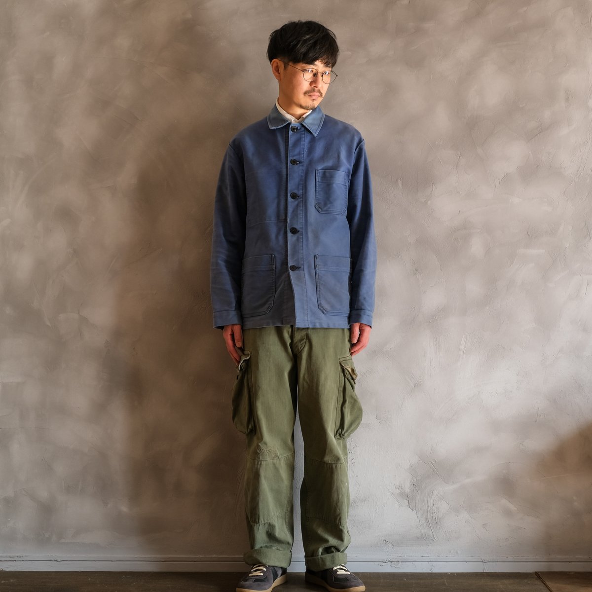 60s DOLMEN Moleskin Jacket Jacket Size 46 | Ugl