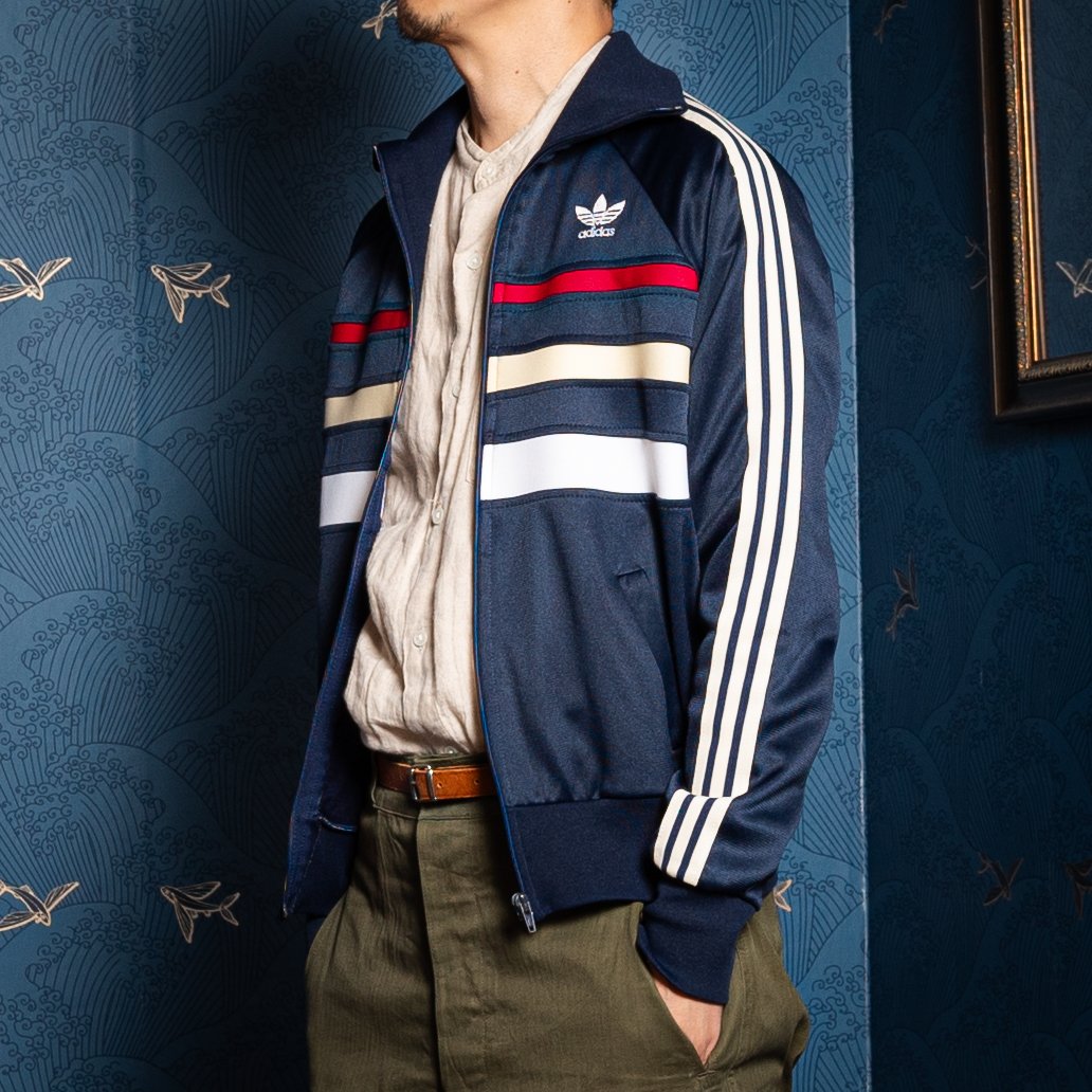 70-80s Vintage adidas Ventex Track Jacket Model