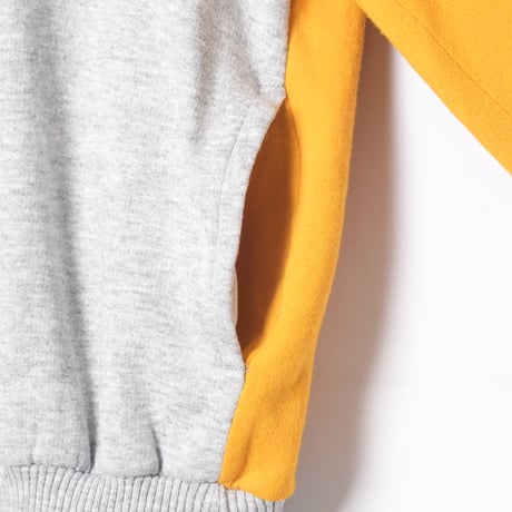 80s Vintage adidas Ventex Hoodie Gray × Mustard （Made in France)