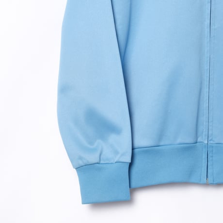70-80s Vintage adidas Ventex Collarless Track Jacket Light Blue × Navy