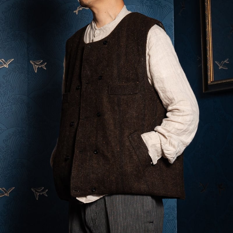 フレンチヴィンテージ　ベスト　30s 40s N.O.S. 1930's～1940's ”FRENCH CORDUROY VEST” | SIGNAL GARMENTS