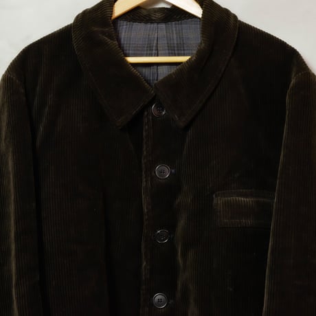 30s40s  French Dark Brown Corduroy  Jacket "Adolphe Lafont"Dead Stock
