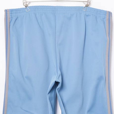 70-80s Vintage adidas Ventex Track Trousers Light Blue×Grey (Made in France)