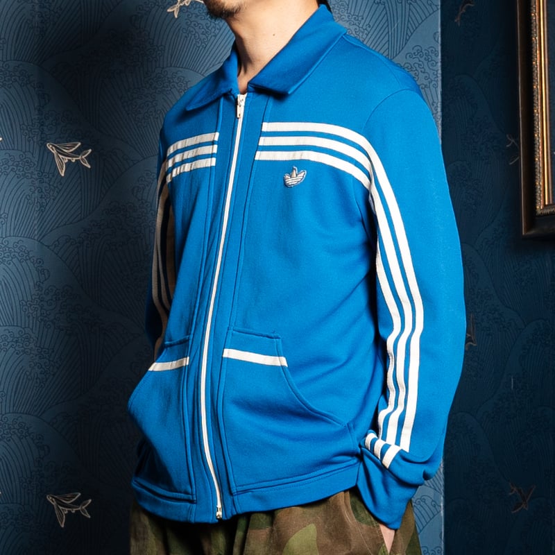 西ドイツ製 ガイコツジャージ adidas 80s 70s 超希少 ビッグサイズ 70s〜80s adidas 西ドイツ製 ガイコツ
