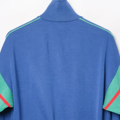 80s Vintage adidas Knit Track Jacket Blue