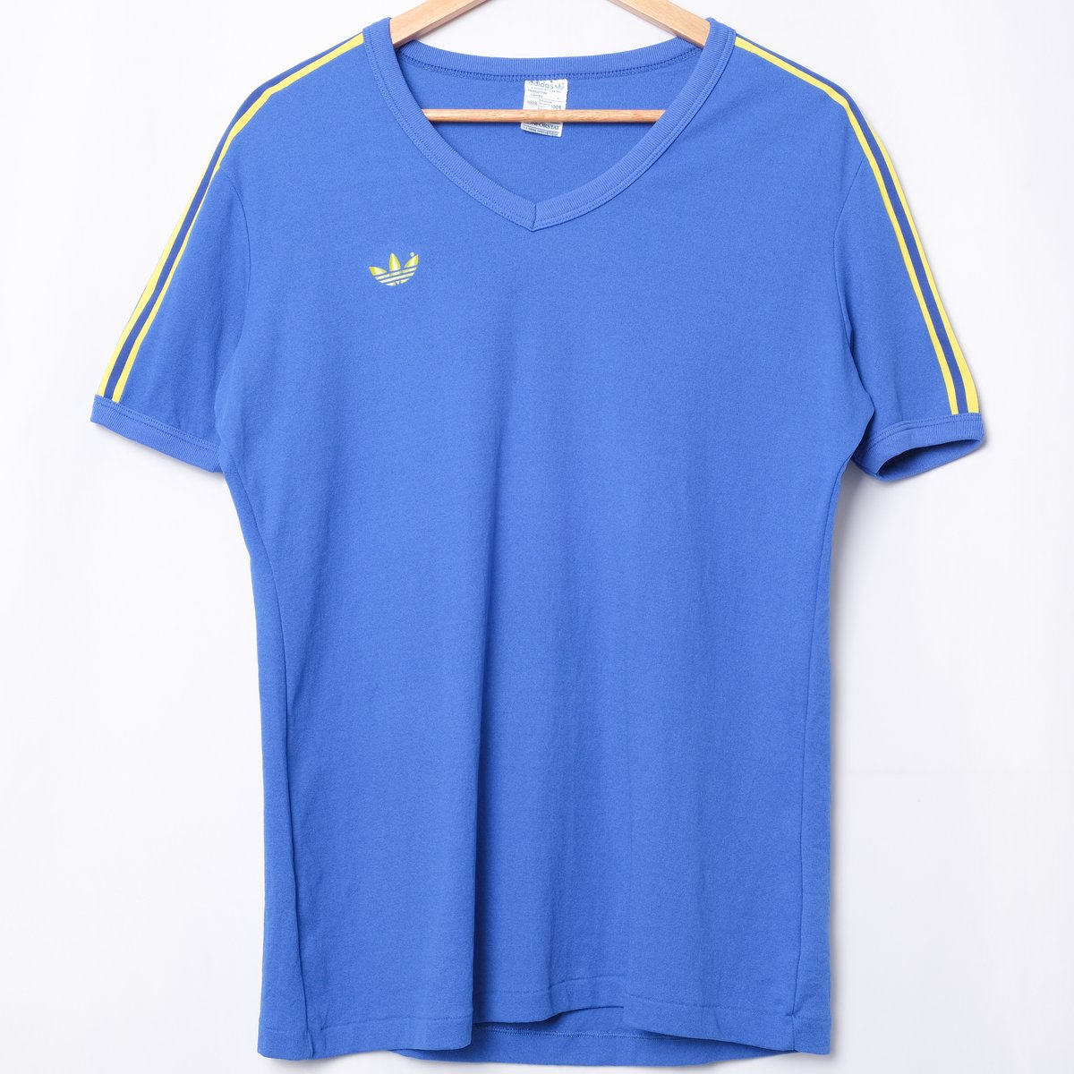 80s 初期 archive デザインドレープトップス 70-80s Vintage adidas Ventex Half Sleeve T-Shir