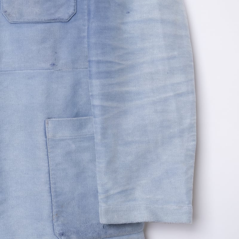 50s フランス製 Le Favoriモールスキンジャケット 50-60s France Vintage Le Favori Blue Moleskin J