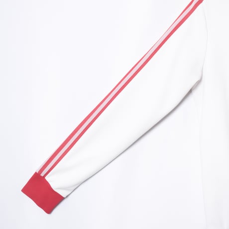 70s Vintage adidas Ventex Track Jacket White × Red (Made in France)