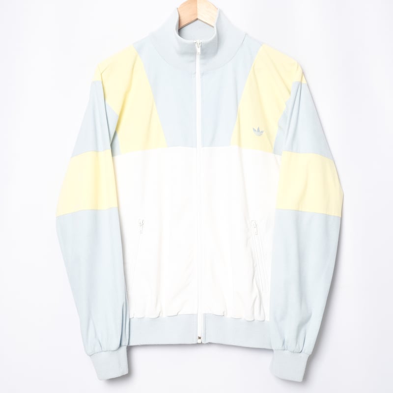 80s Vintage adidas ATP Track Jacket Light Gray