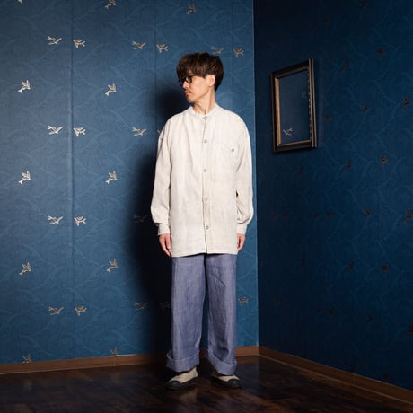 French Army Linen Bourgeron Jacket